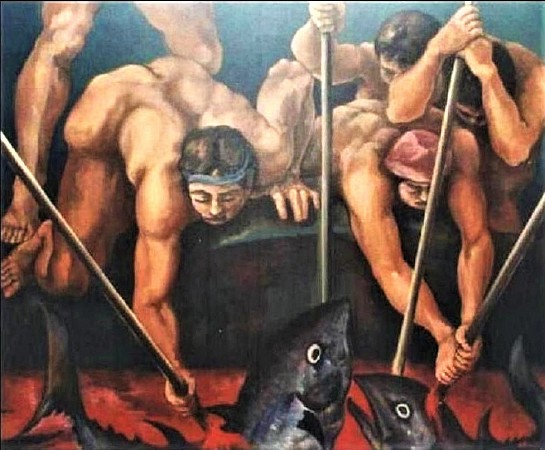 The Slaughter of tuna