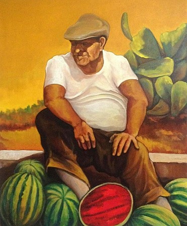 The seller of melons