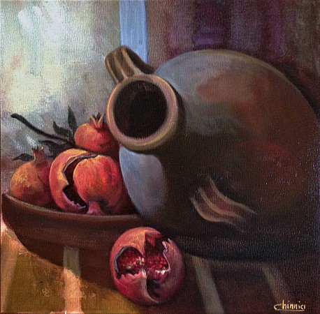 Amphora and Pomegranates