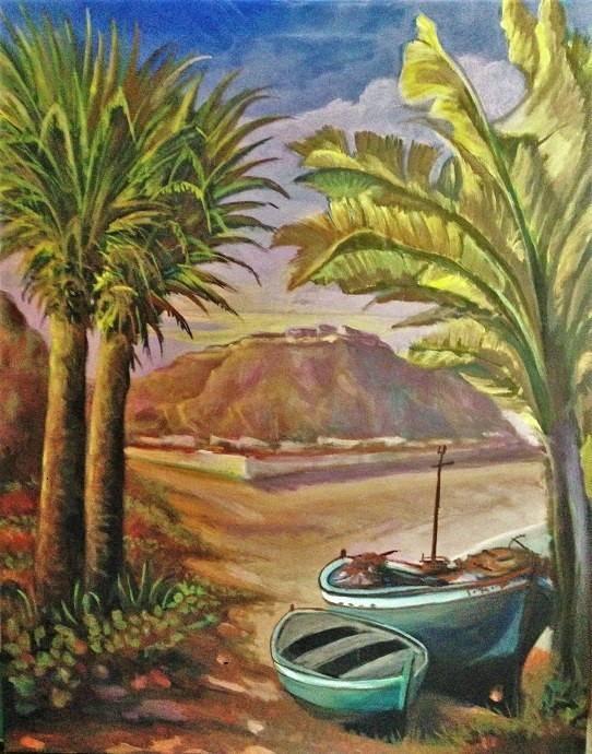 Promontory Tono Milazzo and castle