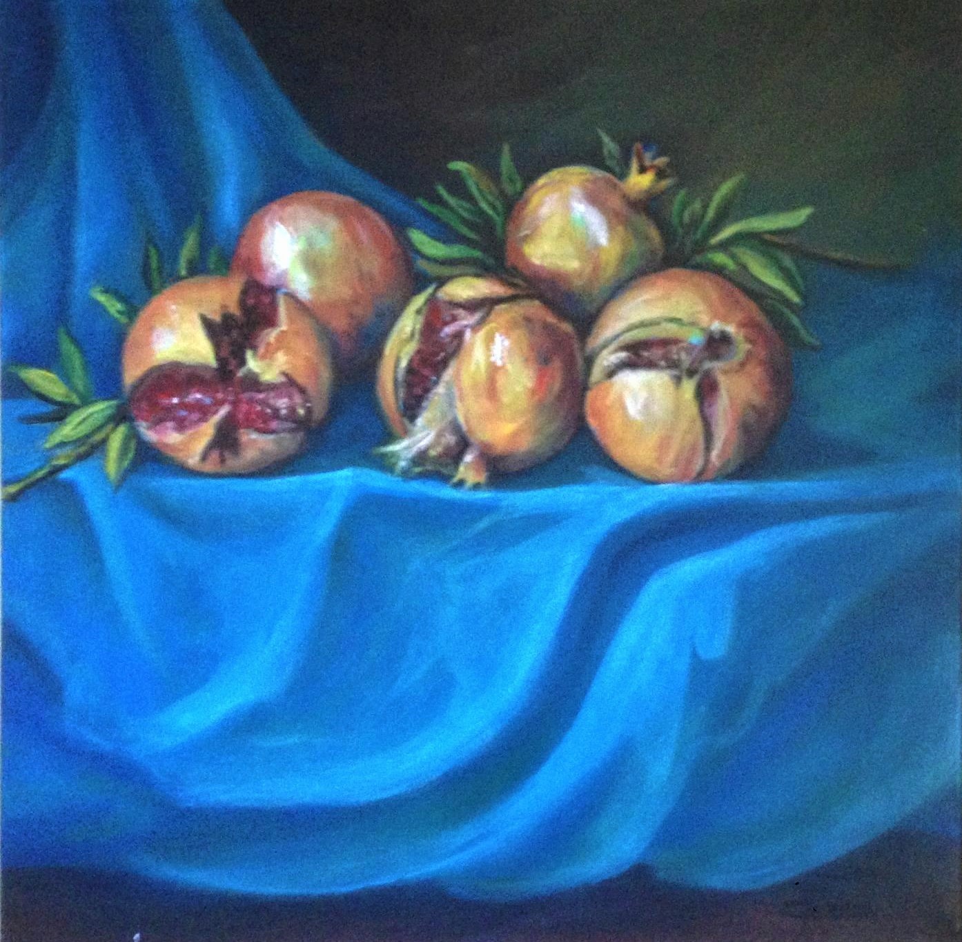 Ripe pomegranates