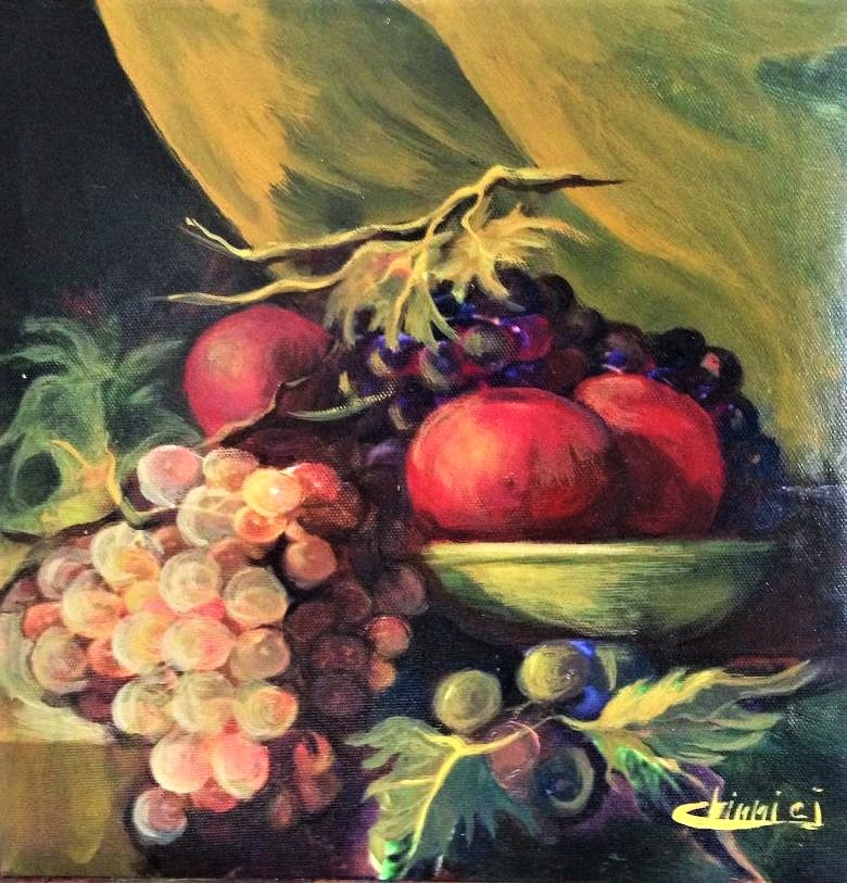 Fruits wrapped in veils