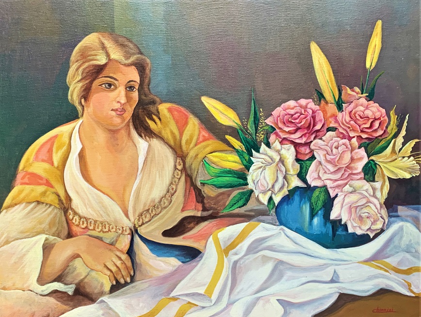 Portrait of a Woman with Still Life
